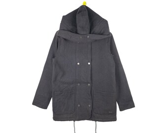 Rare Vintage Roxy Jacket Long Coat Style / Surfbrand / Winter Jacket Hoodies Roxy Parka Small Size