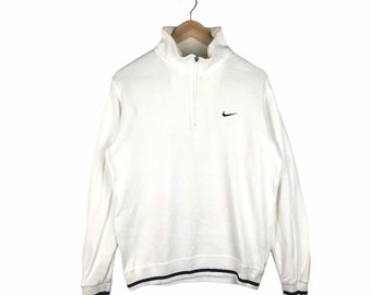 Raro Vintage Nike Jumper / Nike Sweatshirt / Sportswear / Nike Swoosh / Nike Sweatshirt / Negro / Nike medium