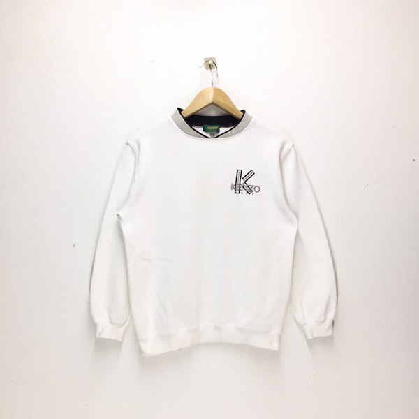 Rare Vintage Kenzo Sweatshirt / Spellout Embroidery Logo / Jumper Pullover Crewneck / Japannesse Brand / Kenzo Small Size