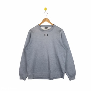Rare Vintage Under Armour Sweatshirt / Jumper / Embroidery Logo / Sportswear / Activewear / Nightwear / Medium Size