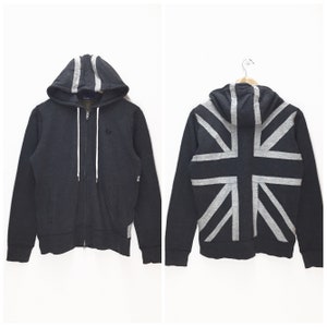 Rare Vintage Fred Perry Hoodies / Fred Perry Hooded / Fred Perry Jumper / Sweater / Zipper Up