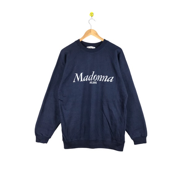 Rare Vintage Madonna Milano Sweatshirt Jumper Pullover Crewneck