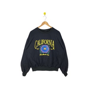 Rare Vintage California Sweatshirt Jumper Pullover Crewneck / University Of California Sweatshirt Small Baggy size
