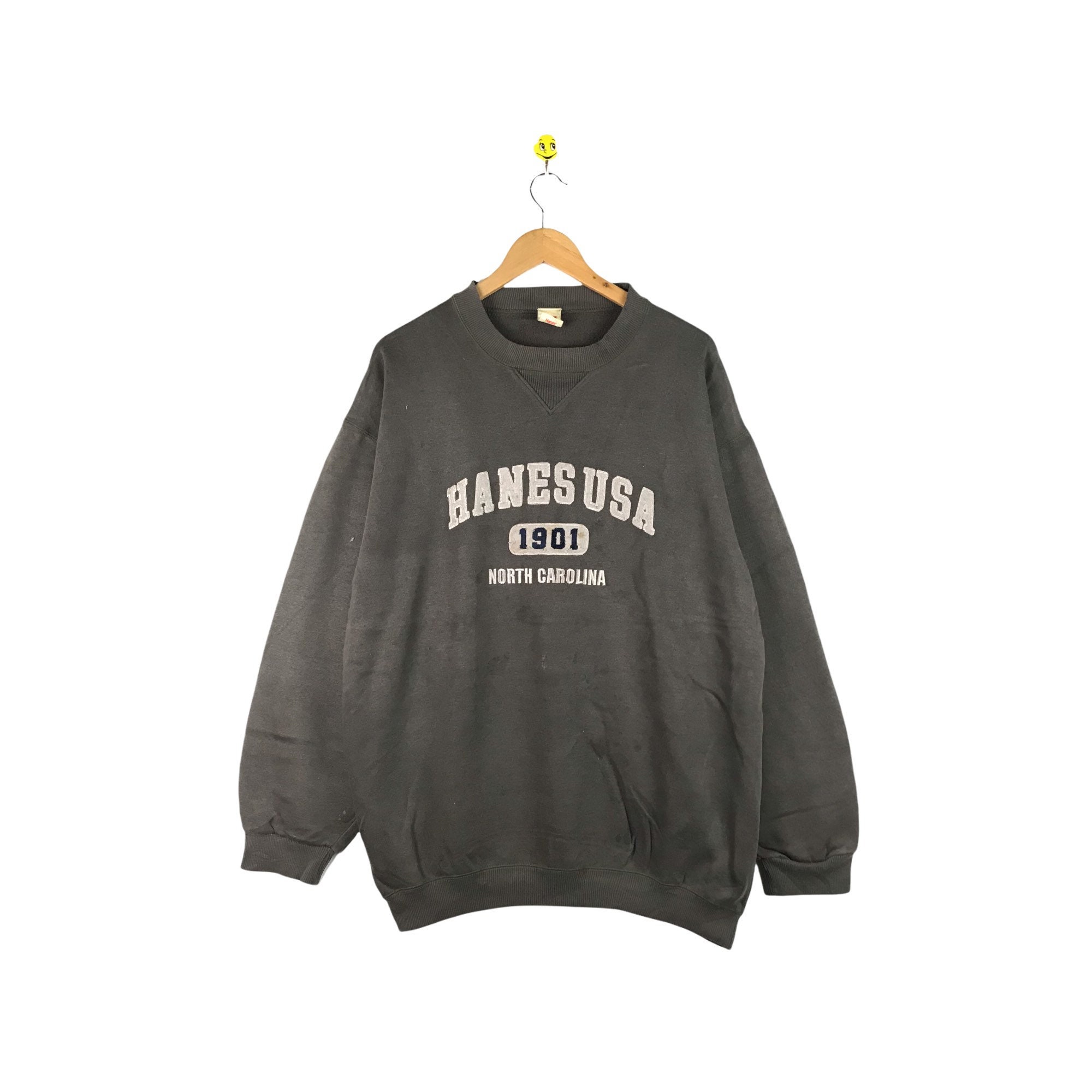 black hanes crewneck