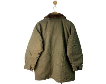 Rare Vintage John Bull Thick Jacket / Winter / Green Parkas