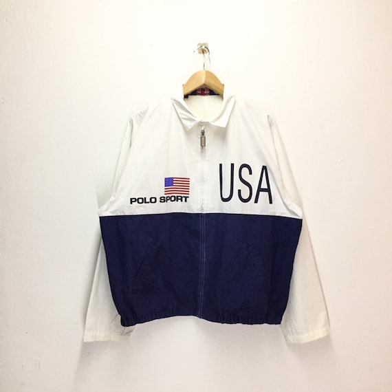 Rare Vintage Polo Sport Windbreaker Ralph Lauren … - image 1