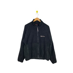 Rare Vintage Marmot Fleece jacket Sweater Sweatshirt Retro oldschool sweater large size