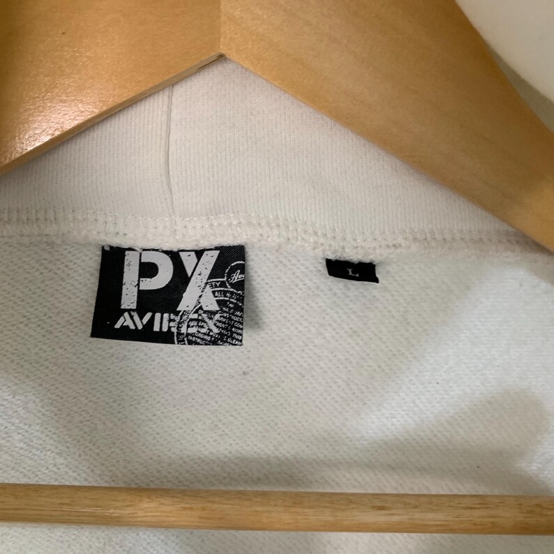 Rare Vintage Avirex Sweatshirt / Jumper / Avirex USA / Army / Pullover Jumper Crewneck / Diabolical Angel / 80s / Medium Size image 3