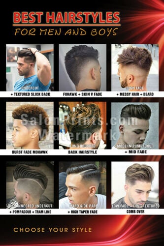 Hair Salon Poster Mesh Vinyl Best Hairstyles for Men and - Etsy Australia Hair Salon Poster Mesh Vinyl Best Hairstyles for Men and - Etsy Australia
