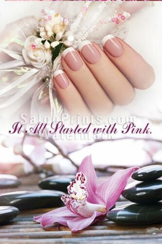 Relaxing Spa Salon Poster with Sugar Scrub Nail Salon Poster P-200 Relaxing Spa Salon Poster with Sugar Scrub Nail Salon Poster P-200