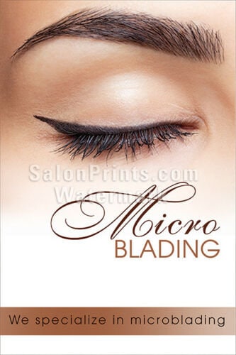Details about   Nail Salon Mesh Vinyl Perfect Natural Brows P-924 Poster Brow Tinting 