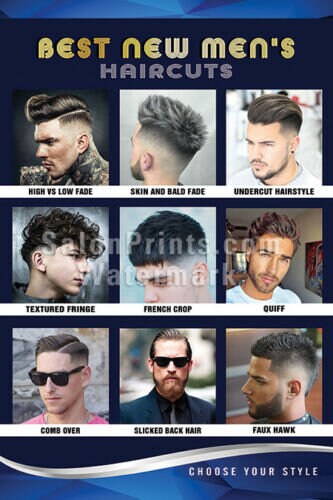Haircuts Poster Men - Etsy Haircuts Poster Men - Etsy