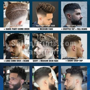 Hair Salon Poster Mesh Vinyl Mid Fade Haircut Medium Fade - Etsy Singapore Hair Salon Poster Mesh Vinyl Mid Fade Haircut Medium Fade - Etsy Singapore