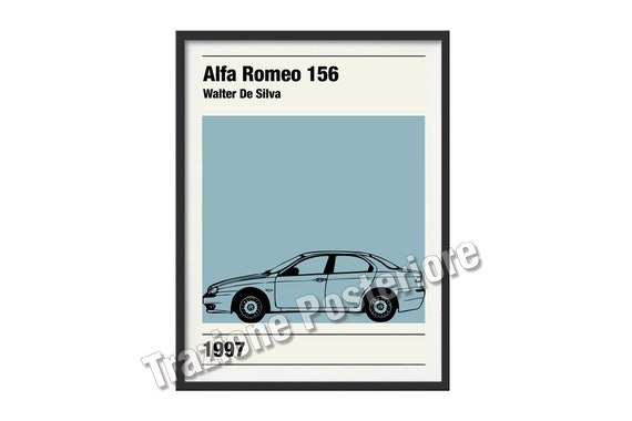 ポスター/アルファ・ロメオ　156 Alfa Romeo 156 #1 Poster by Yoshiharu Miyakawa - Yoshiharu