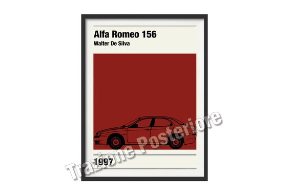 ポスター/アルファ・ロメオ　156 Alfa Romeo 156 #1 Poster by Yoshiharu Miyakawa - Yoshiharu