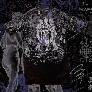 Black Jiu Jitsu Mens/Womens Rashguard Brazilian Jiu Jitsu, Martial Arts Sports Graffiti Street Art BJJ Short Sleeve Rashguard