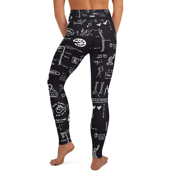 Black Jiu Jitsu Leggings para mujer Jiu Jitsu brasileno artes marciales Deportes Graffiti Street Art BJJ Etsy Espana