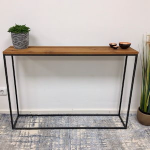 Side table console table Highboard wall console made of reclaimed wood old oak customizable