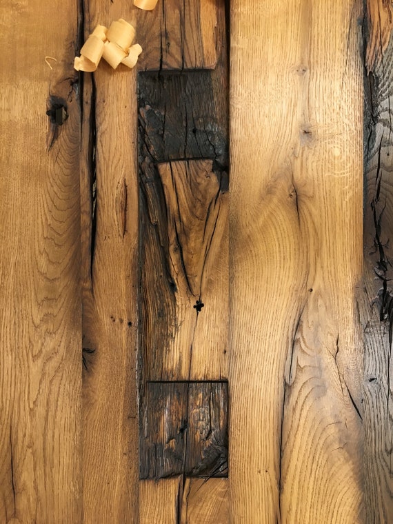 Reclaimed oak table top deals