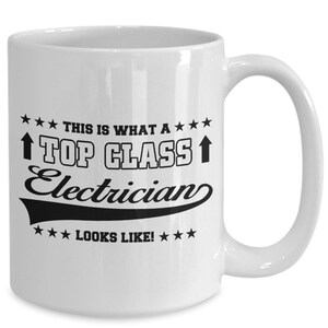 Electrician coffee mug , electrician gift, gift for electrician, handyman gift