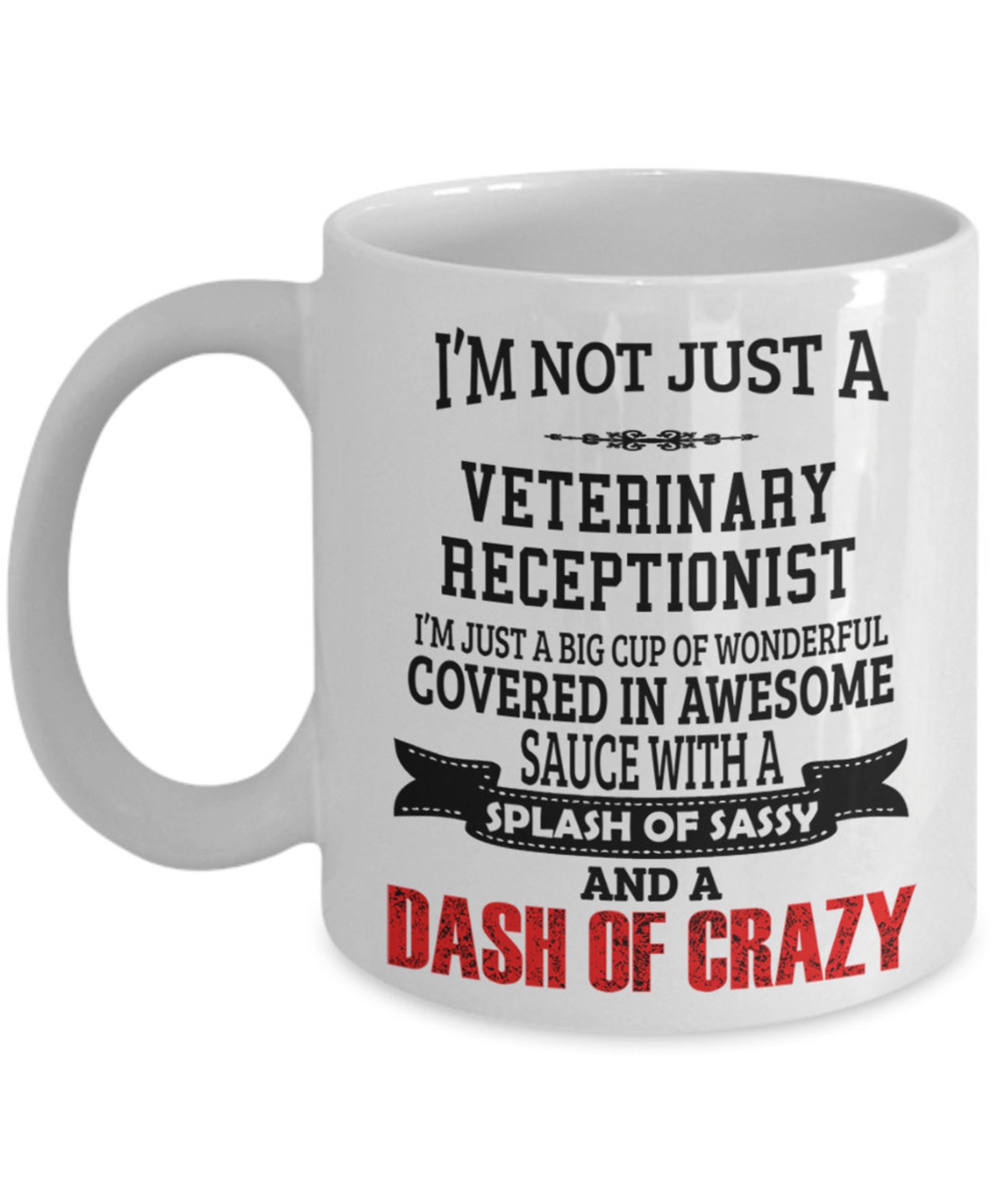 Veterinary Receptionist Gifts Coffee Mug/cup for Vet Etsy