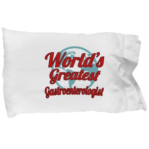 Gastroenterologist gifts - single pillow case for gastroenterology practitioners and students, gastro enterology super soft pillowcase
