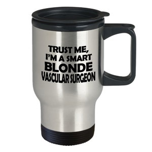 Vascular surgeon travel mug - gifts for vascular surgeons - surgeon appreciation gift - stainless steel thermos cup for graduation gift