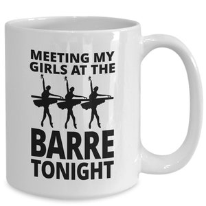 Ballet coffee mug - gift for ballet teacher - plies tendus degage cup - ballerina mug, ballet gift