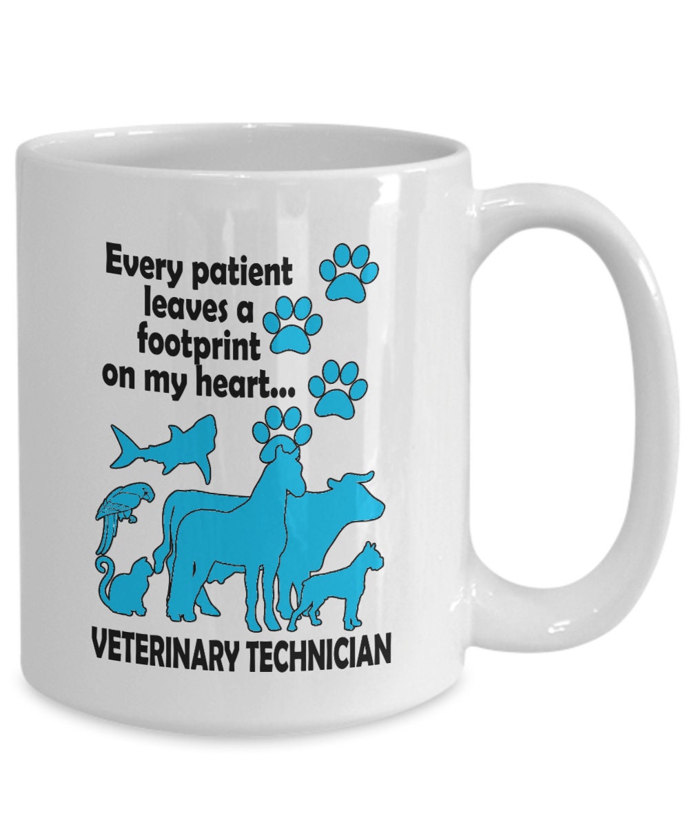 Vet tech week gift funny veterinary technician coffee mug Etsy
