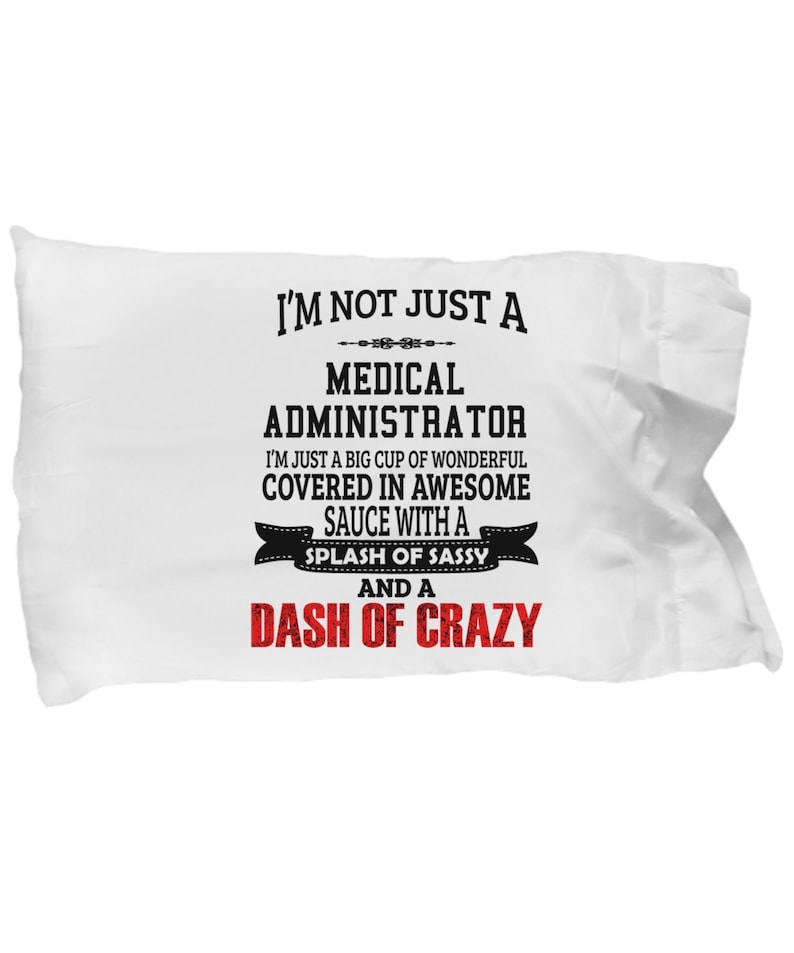 medical administrative pillow case for professionals Medical administrator gifts medical administration pillowcase