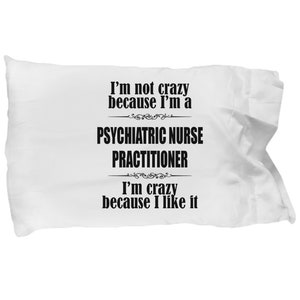 Psychiatrist pillowcase - psychiatric nurse practitioner gift, psychiatric nurses pillow case, psychiatry