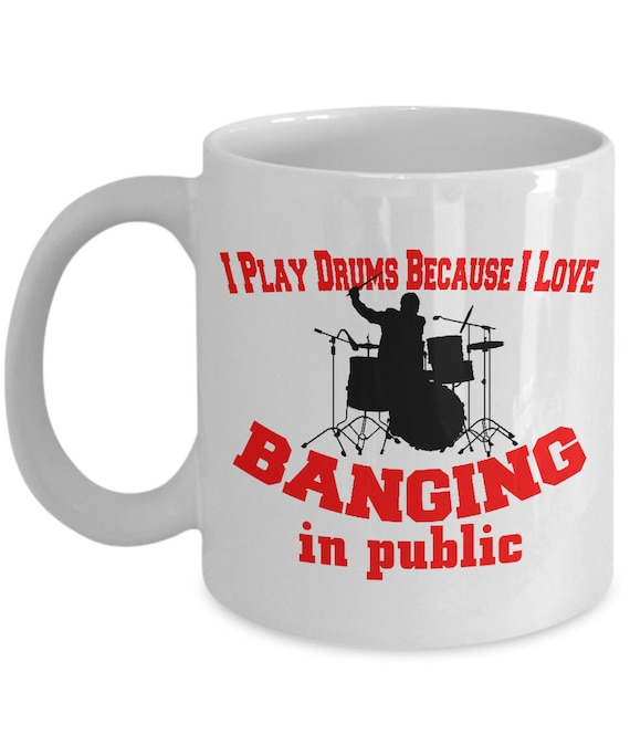 Drum Ornaments Drummer Gifts Weapons Of Mass Percussion Drummer Coffee Mug