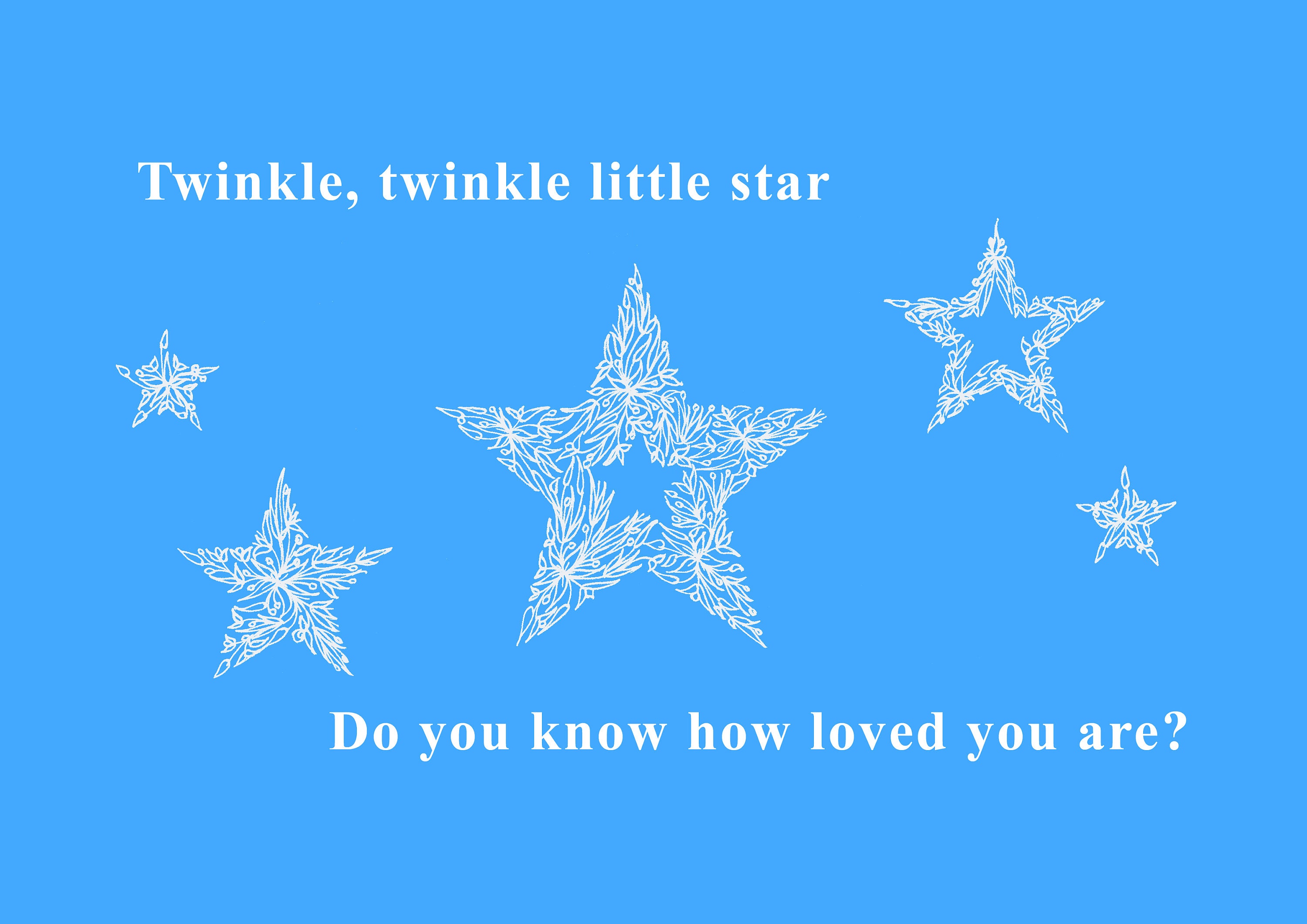 Twinkle Twinkle Print in a Choice of Colours, A4 Print, Nursery Print ...
