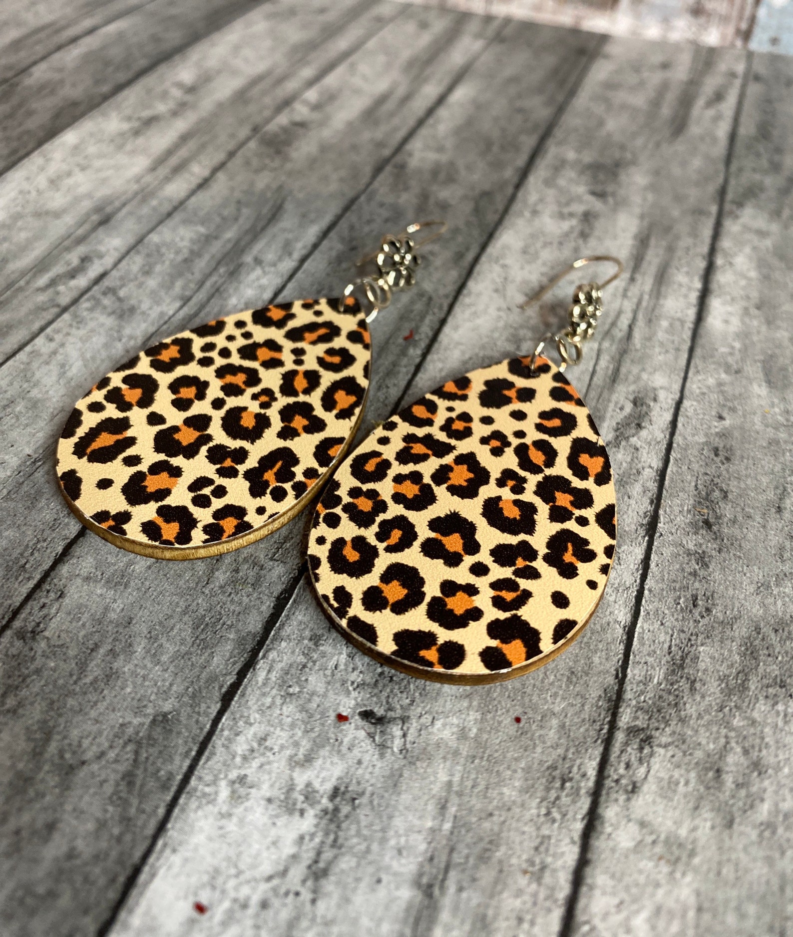 Wooden Earrings Animal print Earrings Wildlife Earrings Etsy