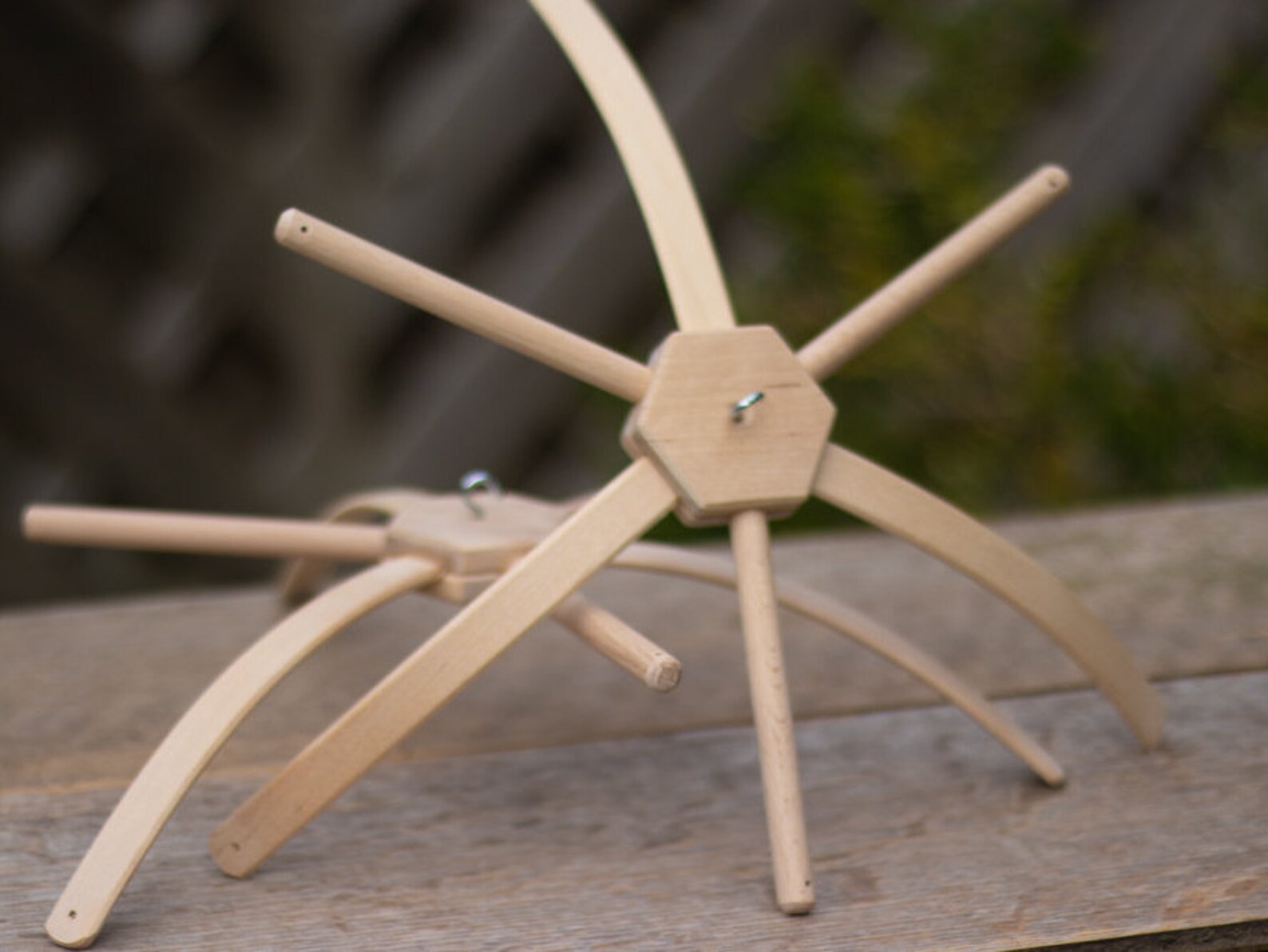 Baby Mobile Hanger 6 Arms Wooden Frame Crib Mobile Holder Etsy UK