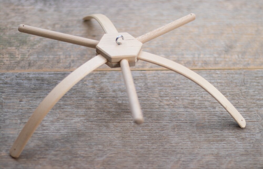 Baby Mobile Hanger 6 Arms Wooden Frame Crib Mobile Holder Etsy UK