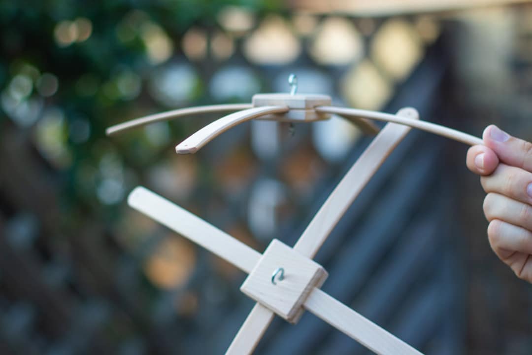 Baby Mobile Hanger Baby Mobile Wooden Frame Crib Mobile Holder DIY