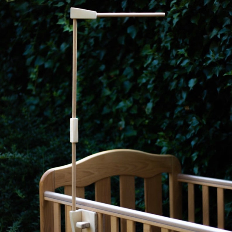 Baby mobile holder SWIVELLED Crib mobile arm hanger Baby cot Etsy