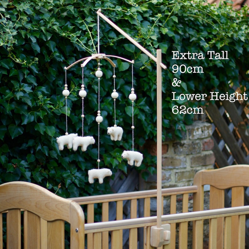 Baby Mobile Holder Wood Crib Mobile Arm Universal 62cm & Extra Etsy UK