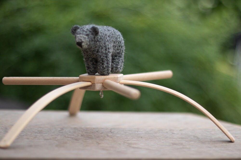 Baby Mobile Hanger 6 Arms Wooden Frame Crib Mobile Holder Etsy UK