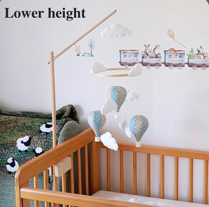 Baby Mobile Holder Wood Crib Mobile Arm Universal 62cm & Extra Etsy UK