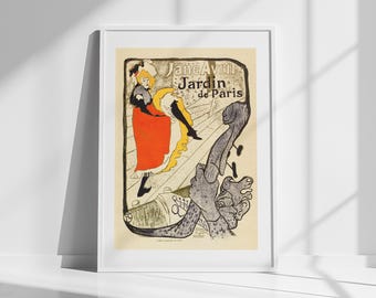 Jane Avril Snake Dress by Toulouse Lautrec French Theater Dancer