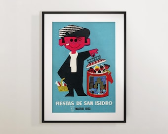 Retro Spanish Wall Art - Vintage Fiesta Poster for Chic Home Decor