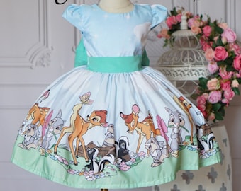 bambi fairy dress The Fleurette Fairy Silk Mini Dress・Bluebell main image 0