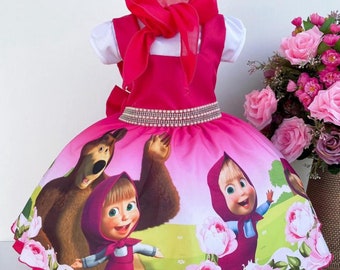 masha birthday dress