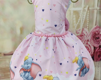 Dumbo girl  dress/free shipping/dumbo birthday dress/special bumbo dress / handmade