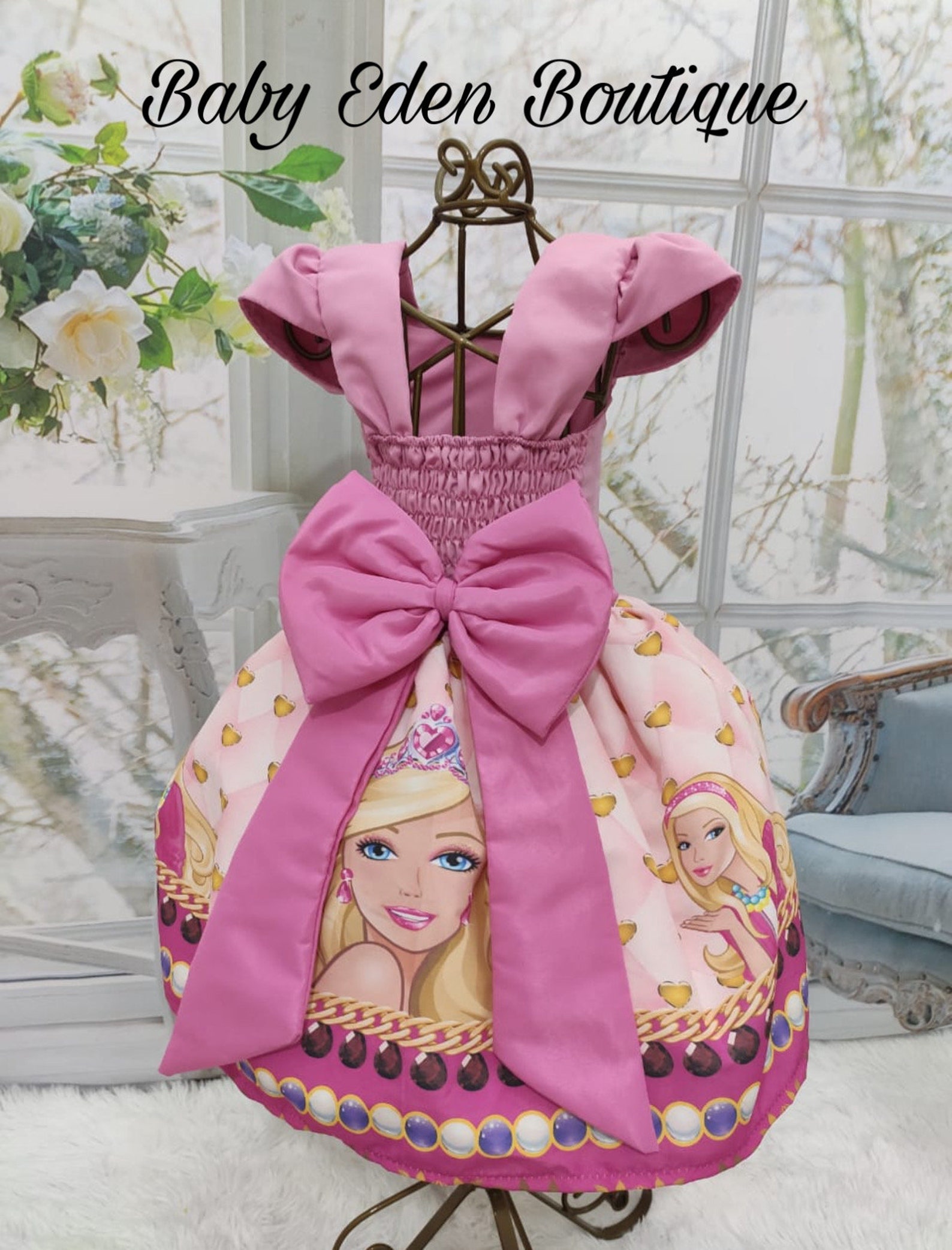 Barbie birthday dress/special dress / birthday theme / | Etsy
