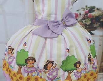 Dora birthday dress - Etsy México Dora birthday dress - Etsy México