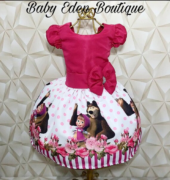 masha and the bear birthday dress