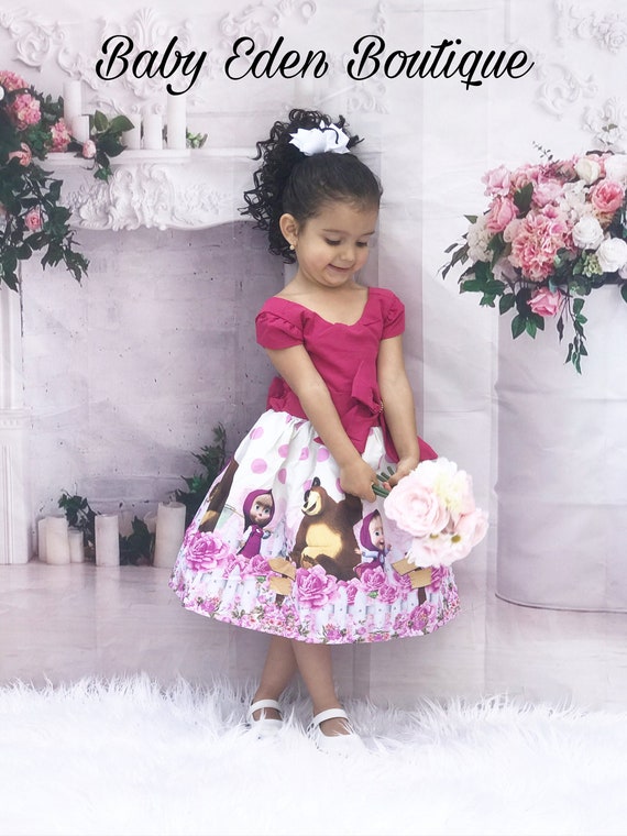 masha birthday dress